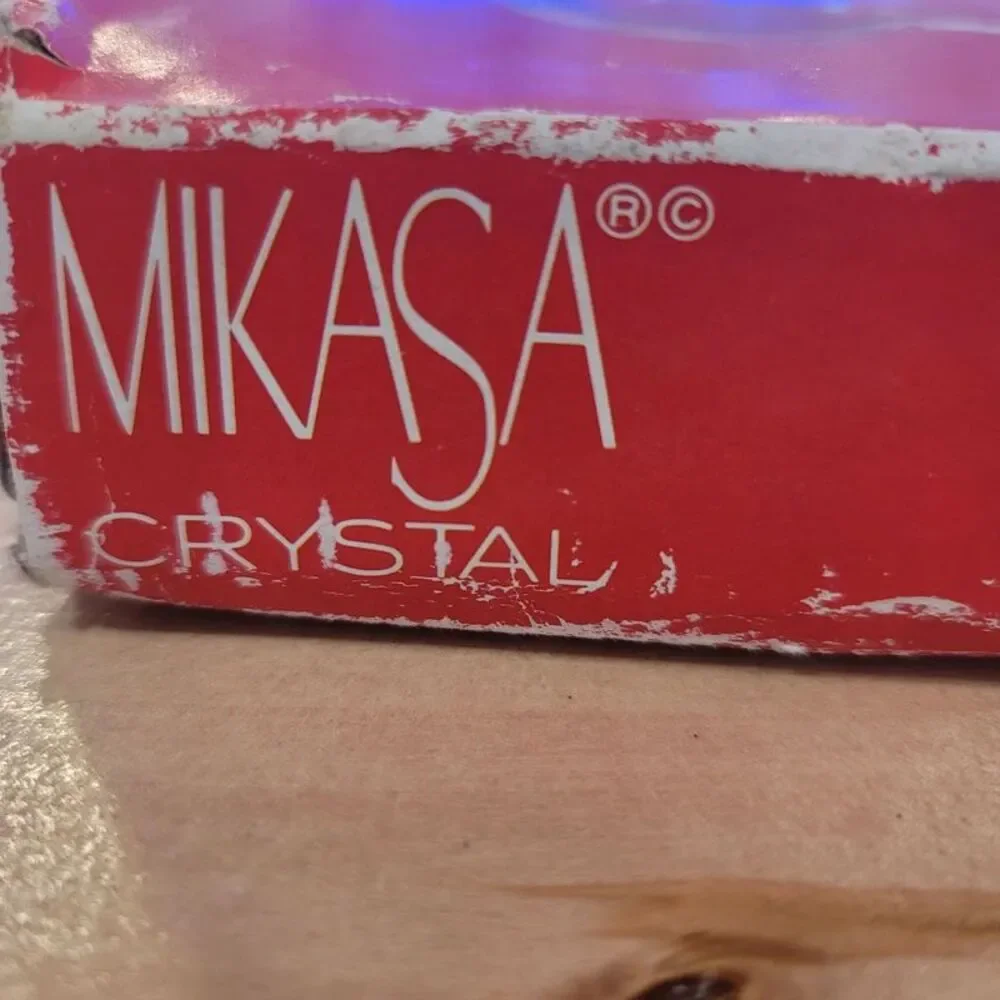 Mikasa Holiday Bear Crystal Platter 11